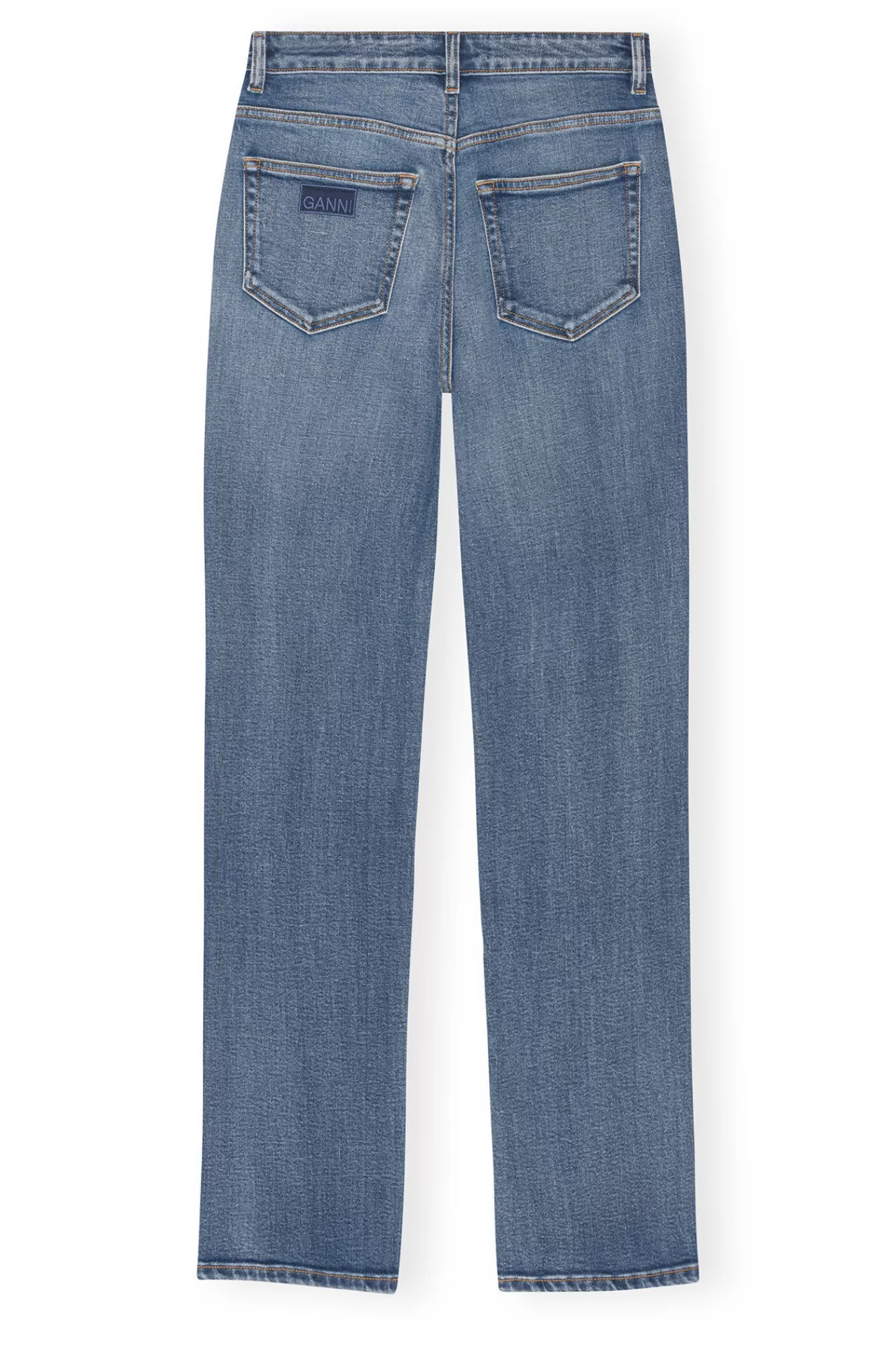 Jeans | Denimklær<GANNI Mid Blue Vintage Pohli-jeans MidBlueVintage